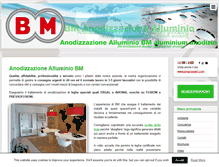 Tablet Screenshot of bmanodizzazione.com